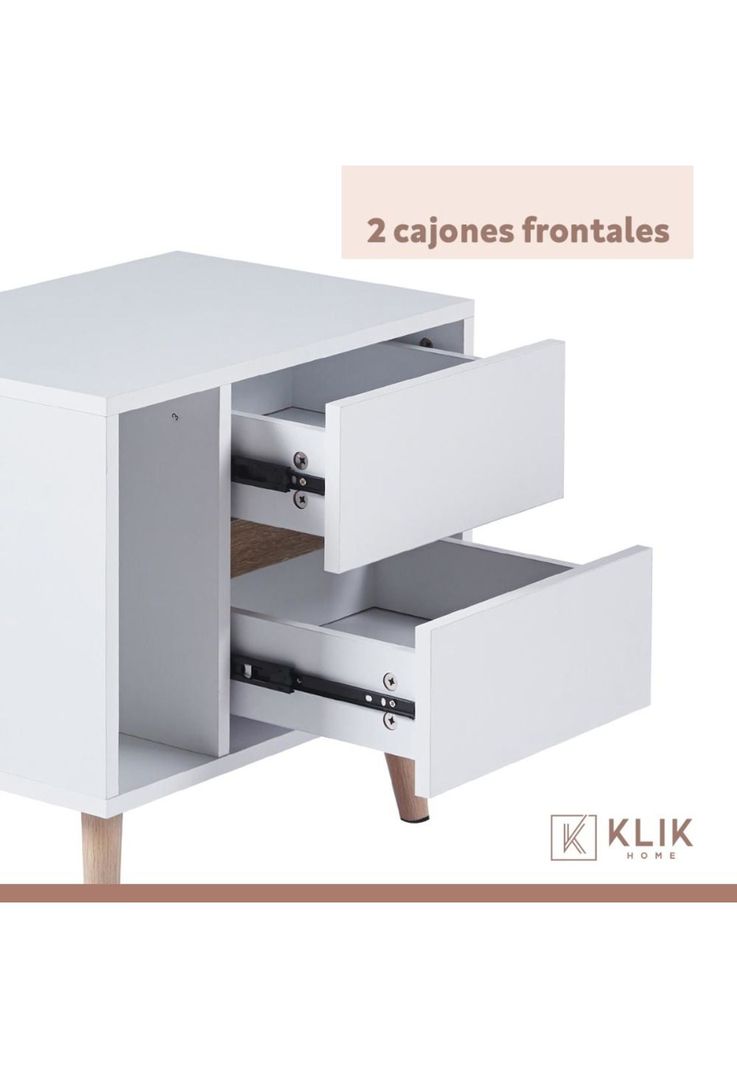 Velador Nordic Elegance Blanco-4
