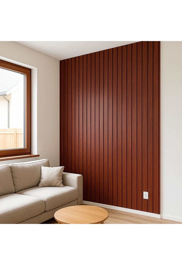 Pack de 16 Revestimientos Siding WPC interior color Nogal-1
