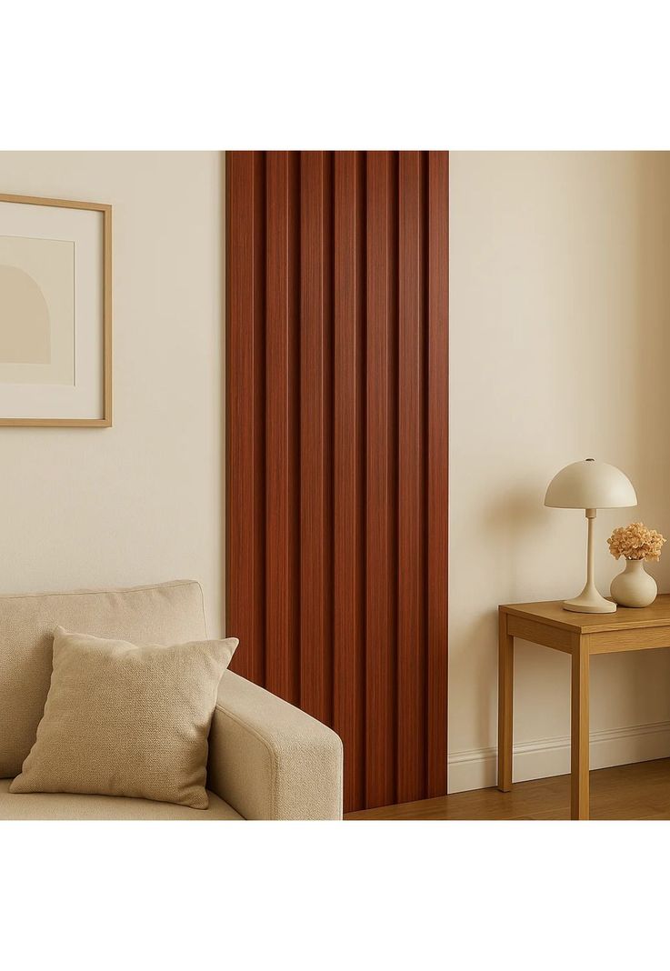 Pack de 16 Revestimientos Siding WPC interior color Nogal-2