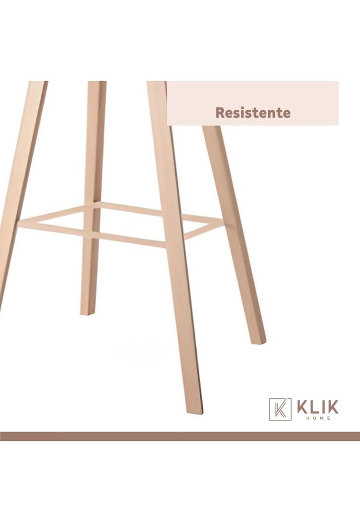 Taburete Piso Bar Nordic - Negro-6