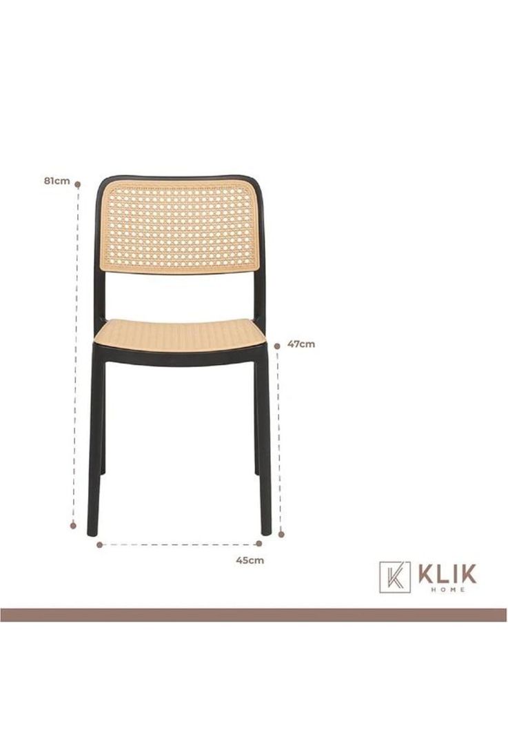 Comedor Mesa 120x80 Rectangular Negra + 6 Sillas de Comedor Enrejada-4