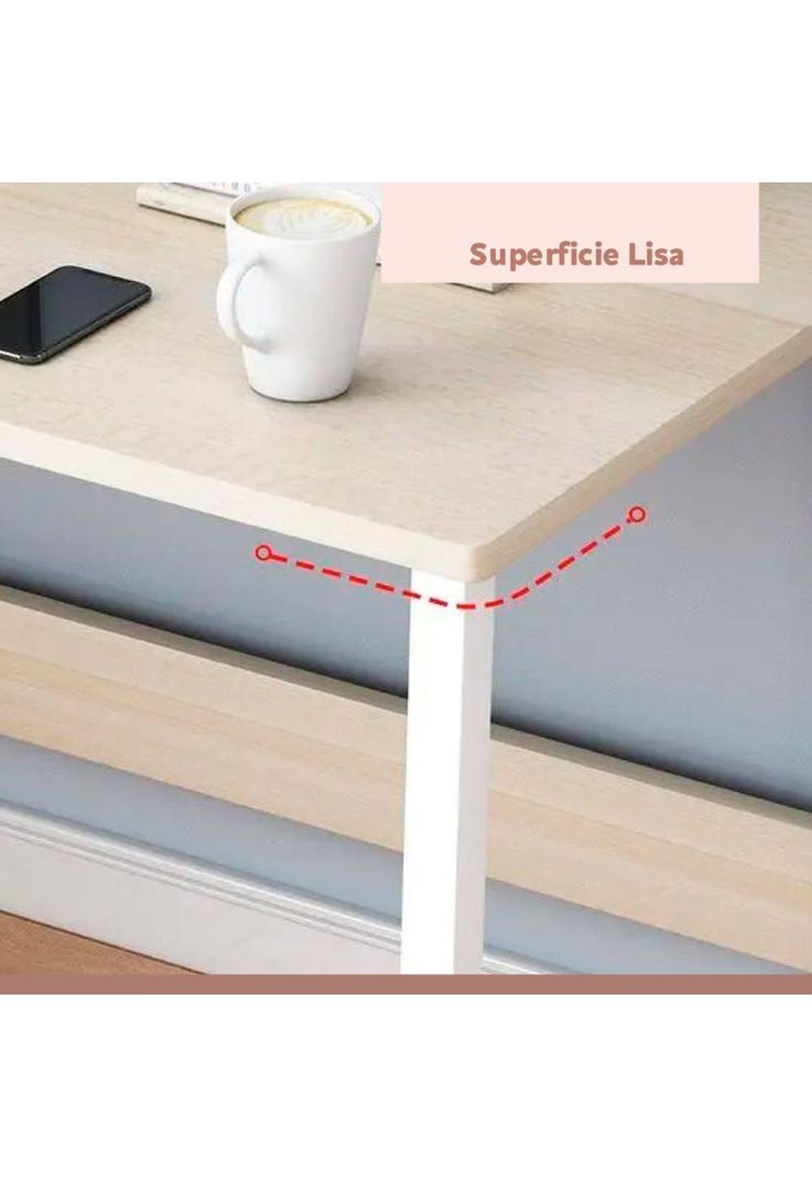 Escritorio Home Office Blanco Simply-4