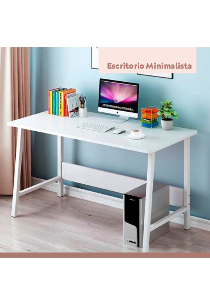 Escritorio Home Office Blanco Simply-6