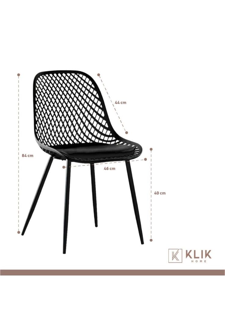 Comedor Mesa de Vidrio 120x80 + 6 Sillas Europa Negras-4