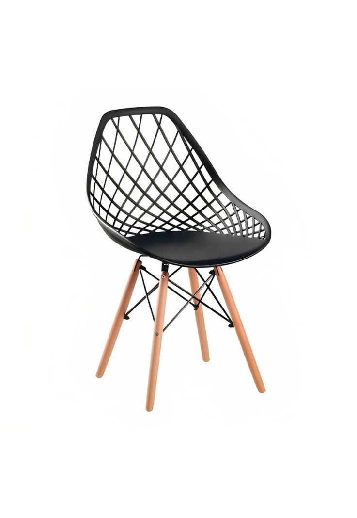 Silla Eames Enrejada Mesh - Negra-0