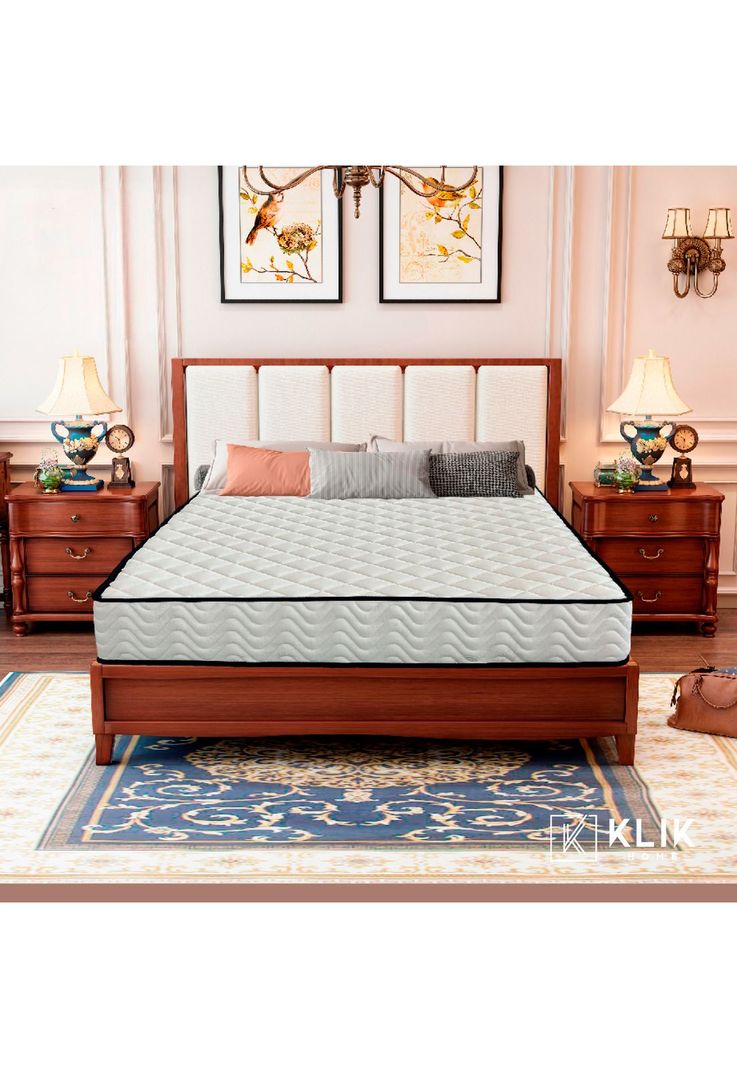 Colchón KLIK Home Primera Capa Foam y Resortes Pocket Spring 2 Plaza-1