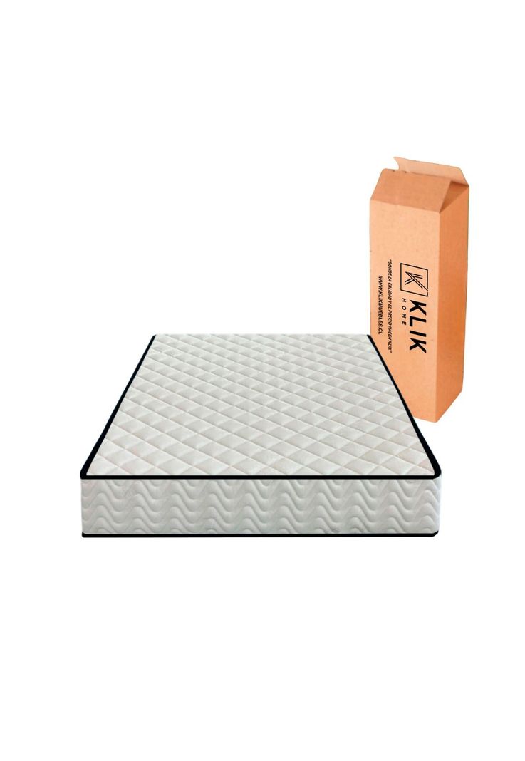 Colchón KLIK Home Primera Capa Foam y Resortes Pocket Spring 2 Plaza-0