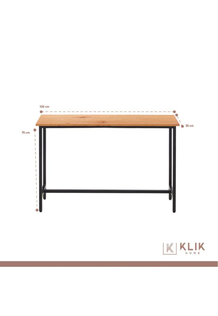 Mesa de Arrimo o Bar Alta Rustik - Madera Clara-3