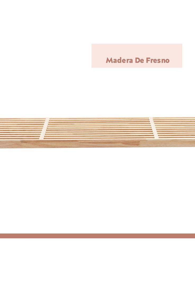 Banqueta de Madera y Metal George Nelson 160cm-5