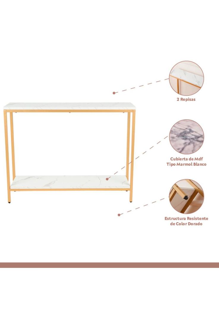 Arrimo white stone cubierta MDF marmol blanco-2