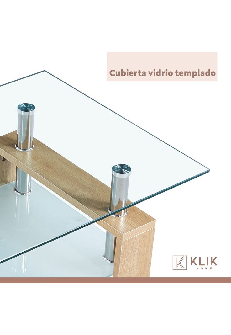 Mesa lateral moderna madera y vidrio-4