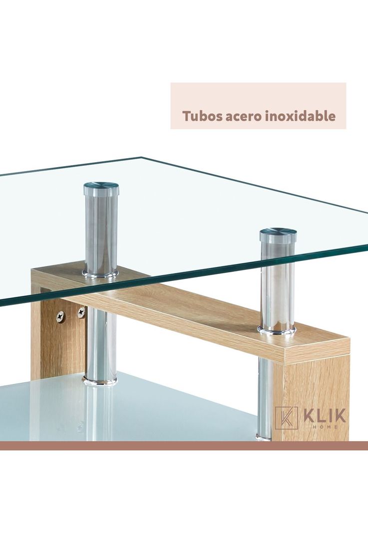 Mesa lateral moderna madera y vidrio-5