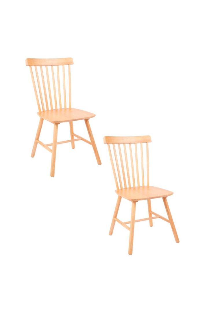 Pack de 2 Sillas Windsor Madera - Natural-0