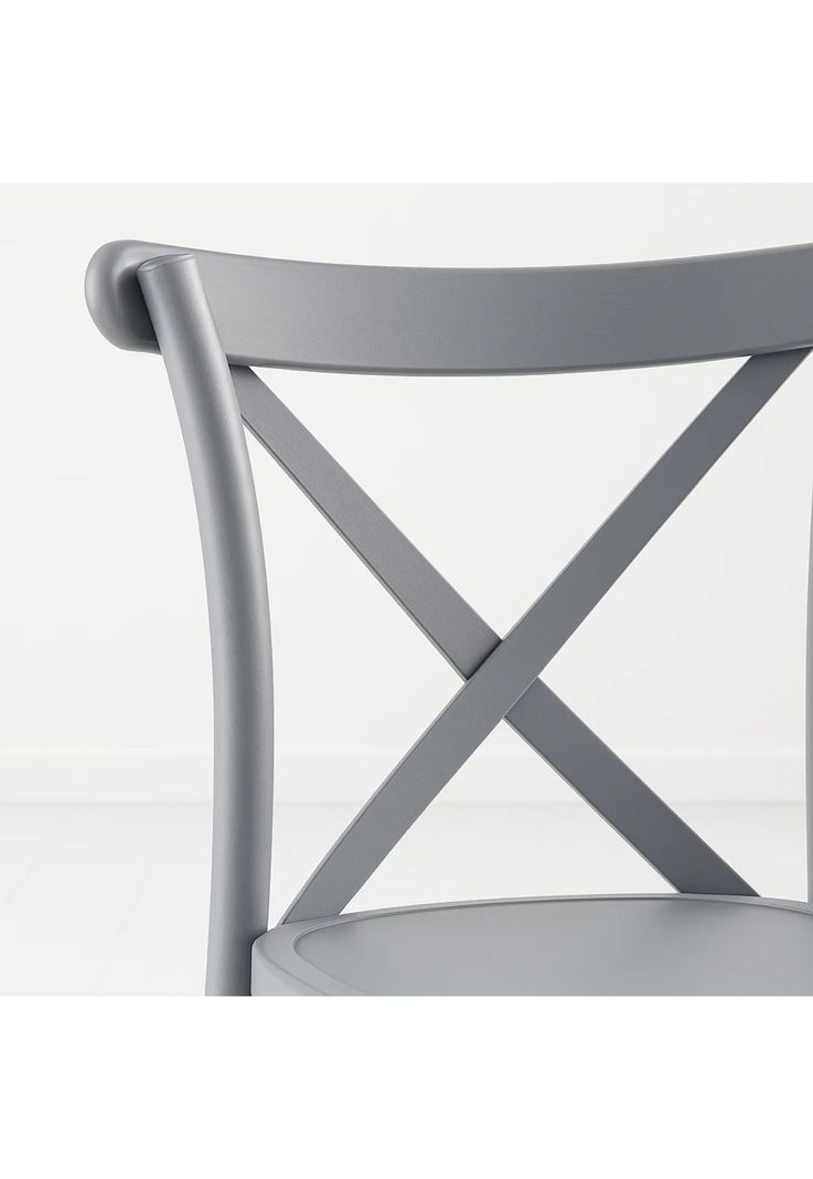 Silla Crossback Danubio de Terraza Exterior o Comedor - Gris-5