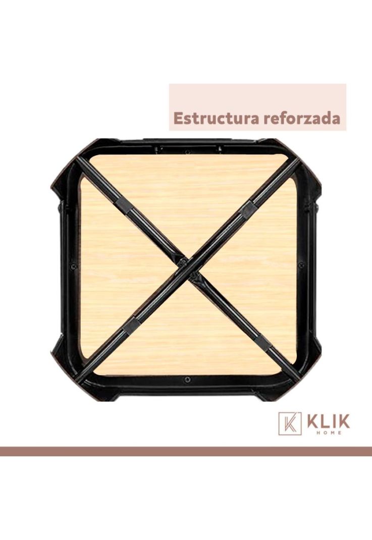 Taburete Tolix Negro Alto con Respaldo para bar o terraza - Asiento de madera Clara-4