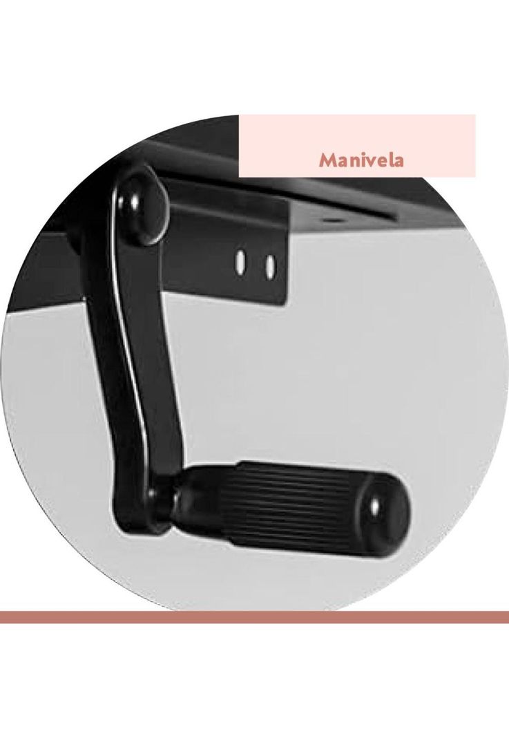 Escritorio de trabajo con altura regulable standing desk - Negro-4