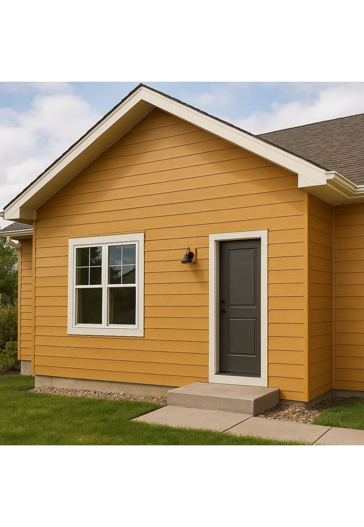Pack de 5 Revestimientos Siding Plano WPC exterior Color Madera Clara-2