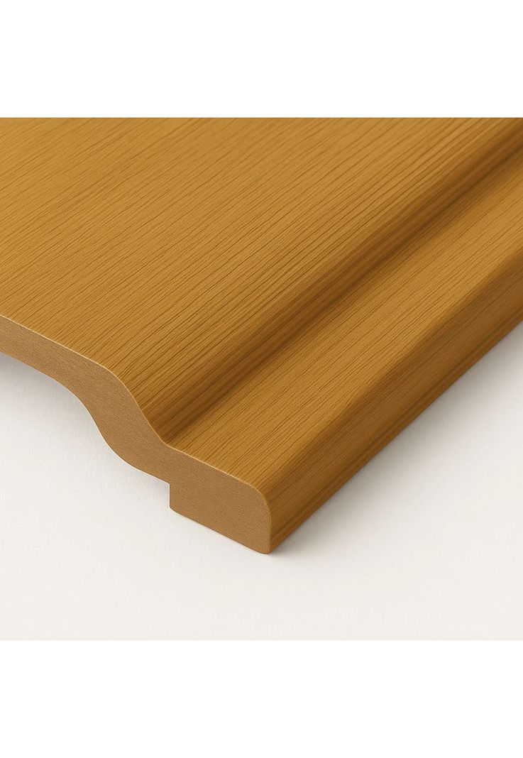 Pack de 5 Revestimientos Siding Plano WPC exterior Color Madera Clara-5