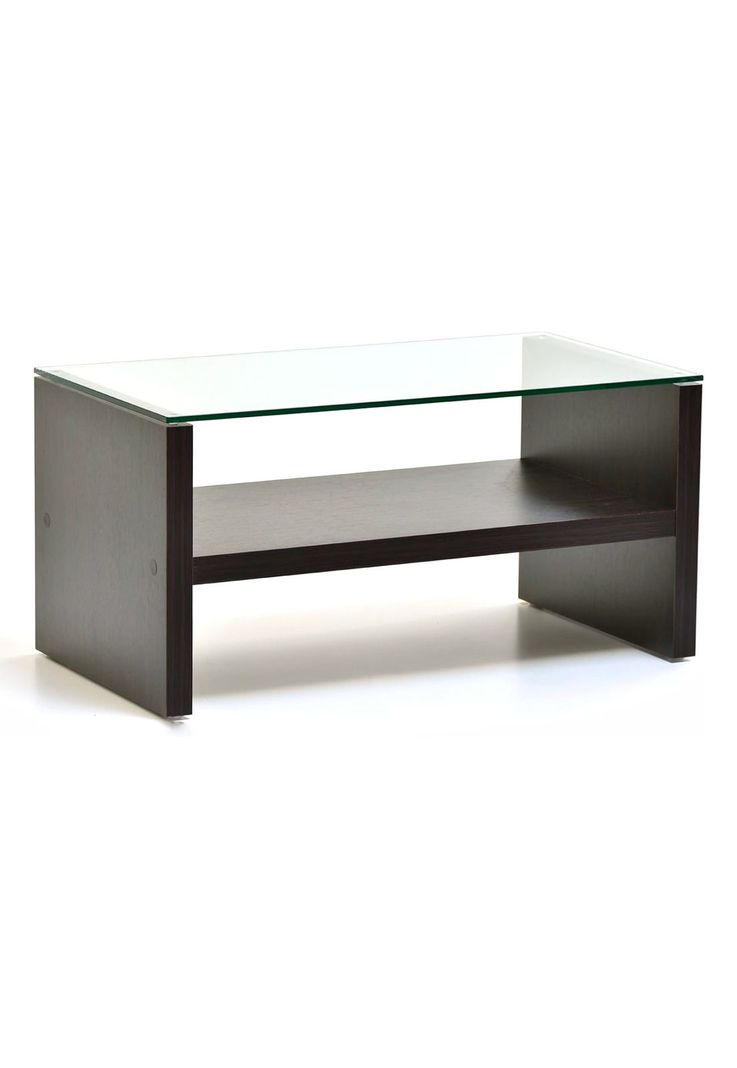 Mesa de centro moderna madera walnut wood vidrio-0