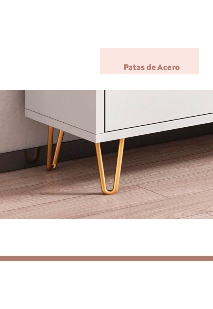 Rack de TV o Buffet con Cajones Simply White-6