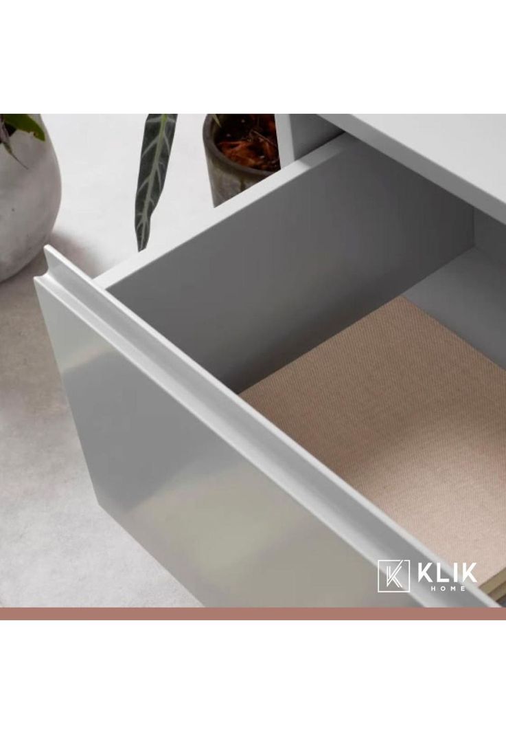 Rack de TV o Buffet con Cajones Simply White-7