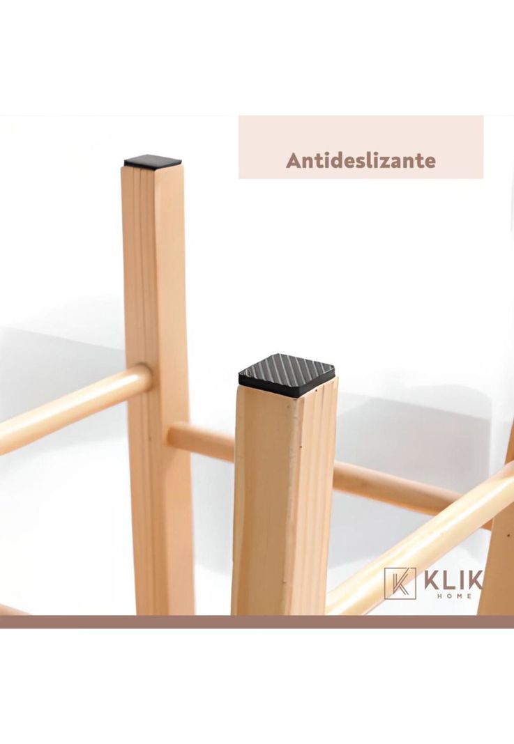 Pack de 4 Taburetes Nordic - Negro-5