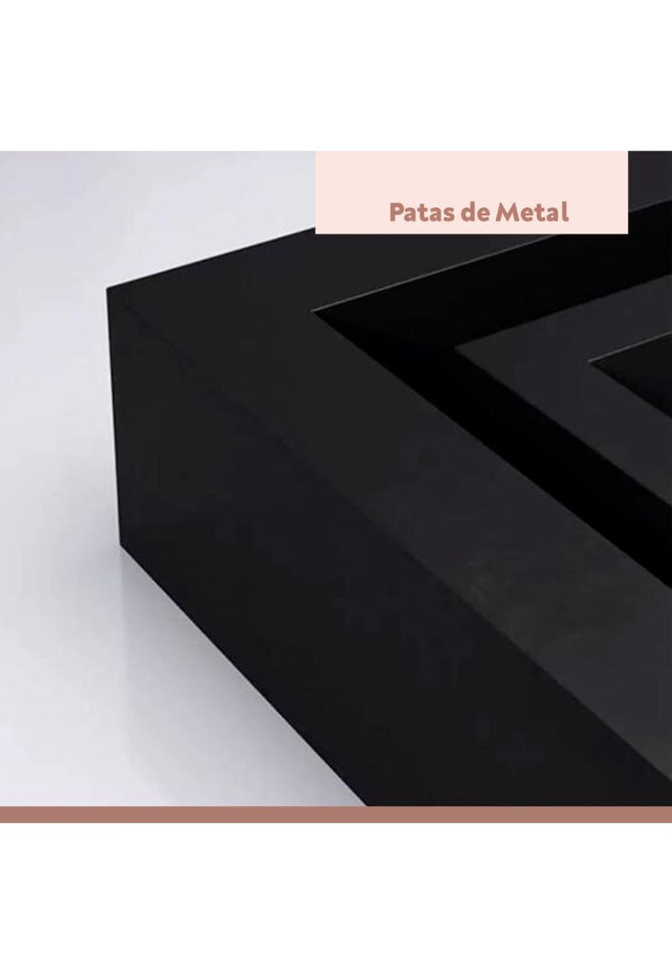Mesa de centro marmol MDF Gris 100x50-6