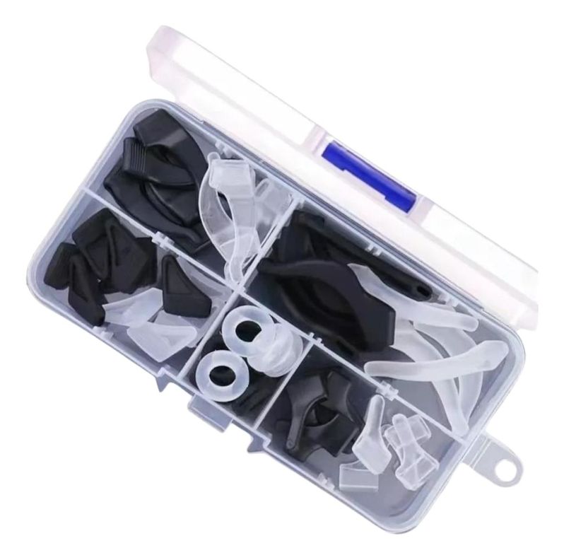 Set De Ganchos Anticaída Para Lentes Y Gafas Blanco Y Negro - Norplat-0