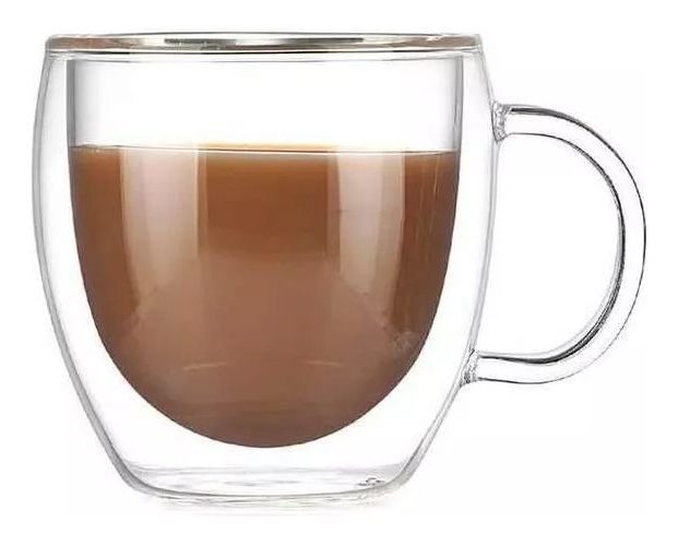 Taza Cafe Espresso Doble Pared 80ml Frio Caliente - Norplat-0