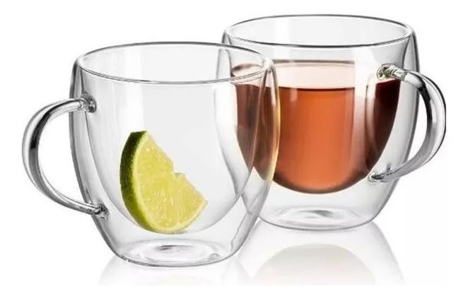 Taza Cafe Espresso Doble Pared 80ml Frio Caliente - Norplat-2