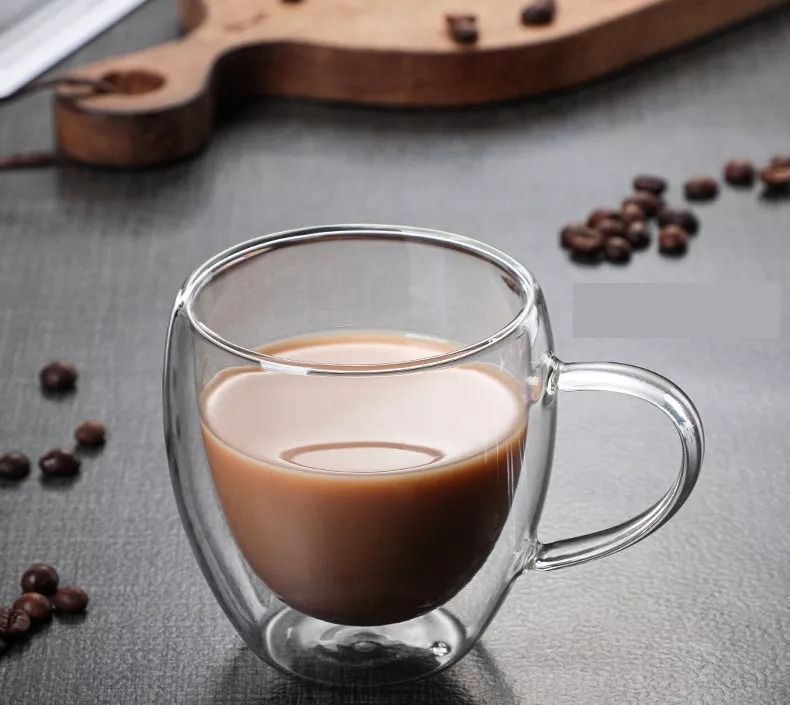Taza Cafe Espresso Doble Pared 80ml Frio Caliente - Norplat-3