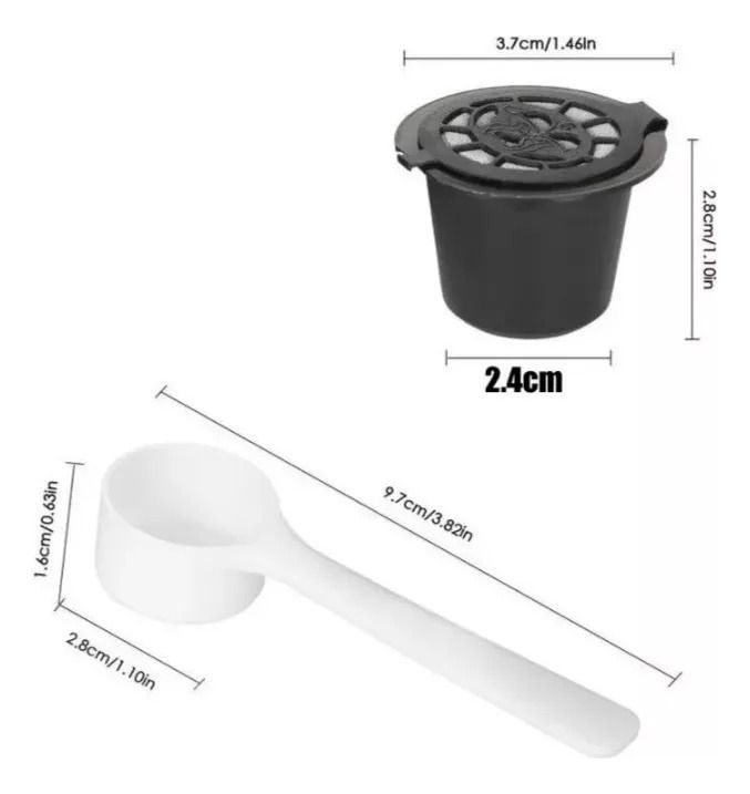 6 Capsulas Cafe Reutilizable Para Cafetera Nespresso Norplat-4