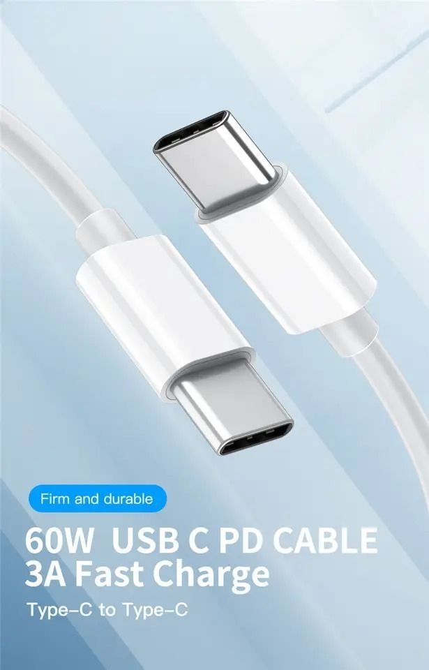 Cable Tipo C A C - Usb C Usbc - Carga Rápida 60w - Norplat-2