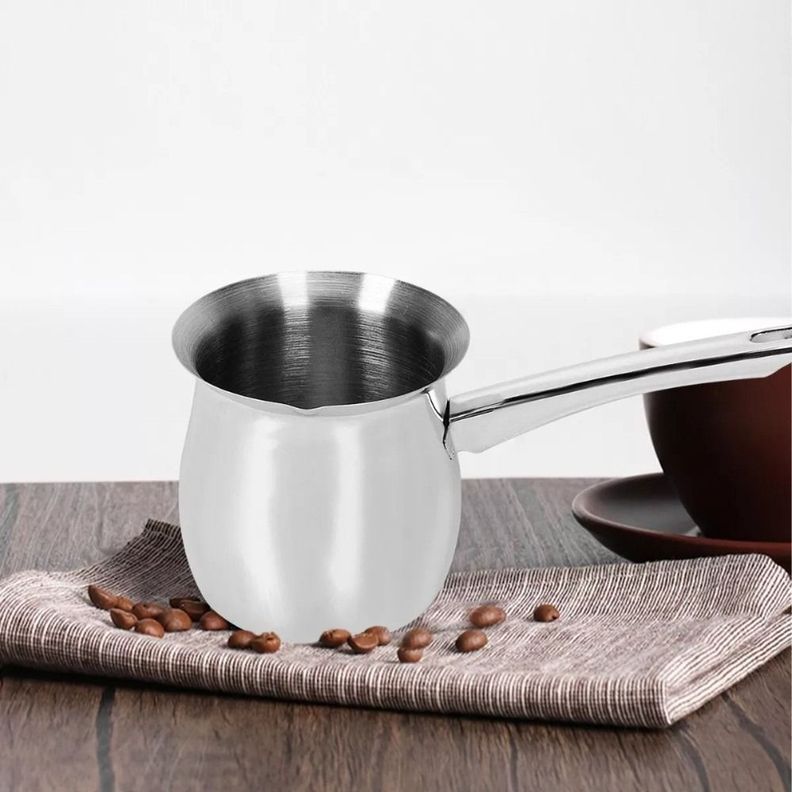 Set 3 Ollas Lecheras Acero Inolxidable Para Café Té Milk Pot - Norplat-2
