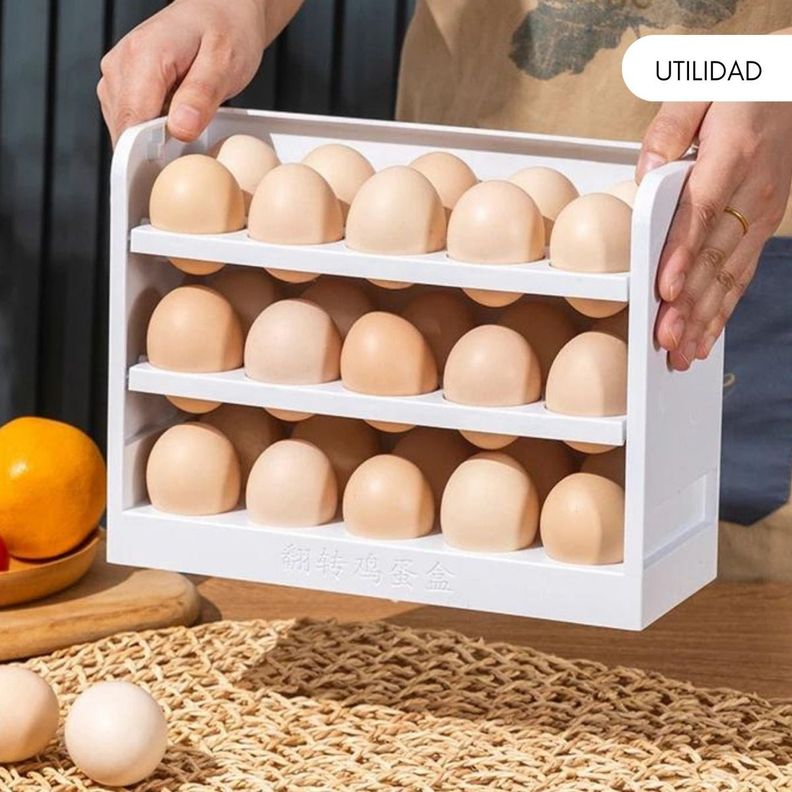 Organizador De 30 Huevos Caja Huevera Refrigerador - Norplat-2