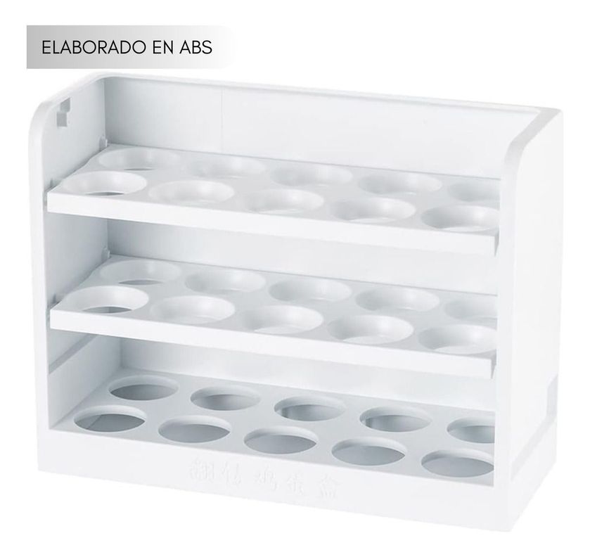 Organizador De 30 Huevos Caja Huevera Refrigerador - Norplat-5