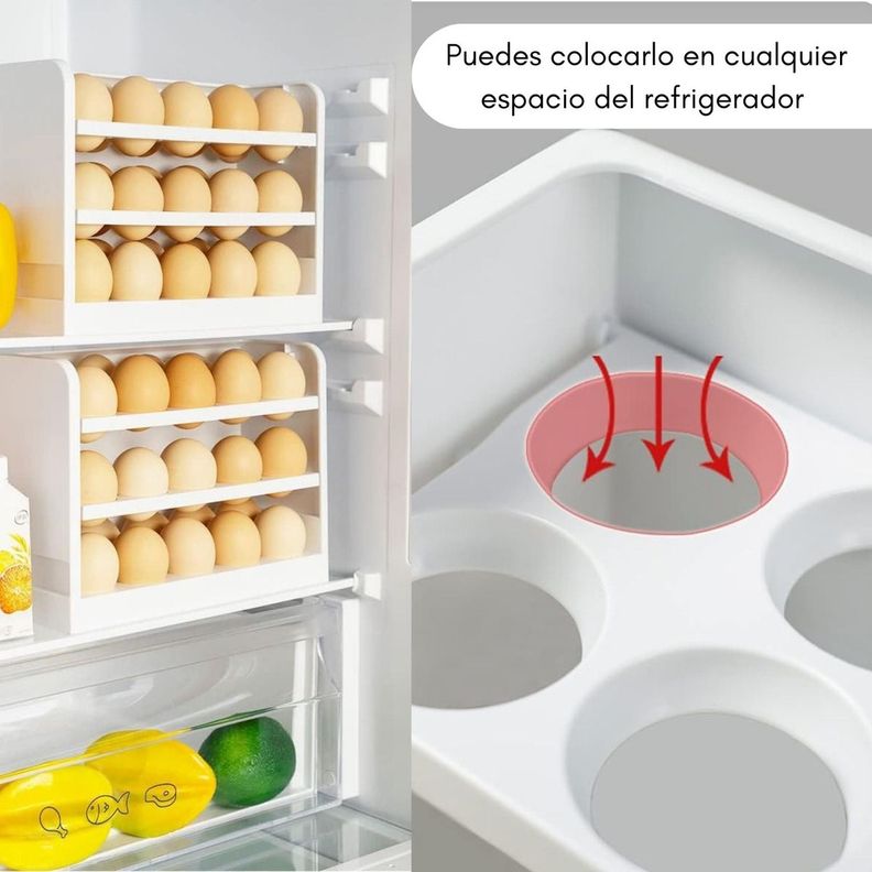 Organizador De 30 Huevos Caja Huevera Refrigerador - Norplat-6