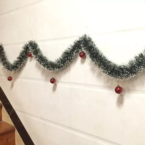 Pack X10 Guirnaldas Espumillón Navideñas 5m Adornos Navidad - Norplat-7