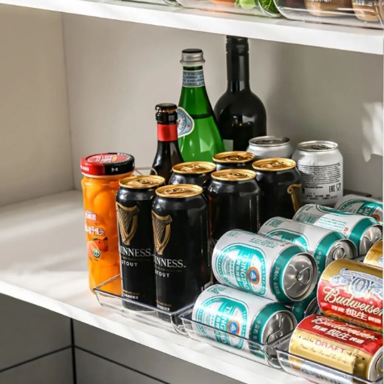 Organizador De Refrigerador Latas 13x10x34 Cm - Norplat-3