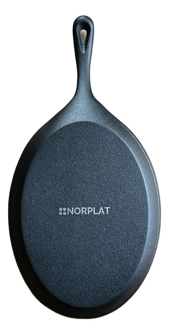 Sarten Hierro Fundido 24.5 Cm Con Base Madera - Norplat-2