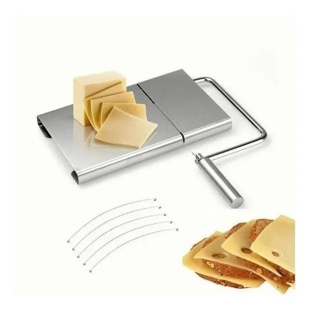 Tabla Cortador De Queso Multifuncional Acero Mantequilla - Norplat-1