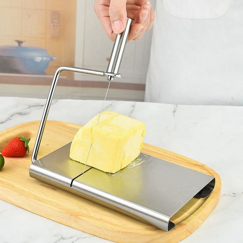 Tabla Cortador De Queso Multifuncional Acero Mantequilla - Norplat-3