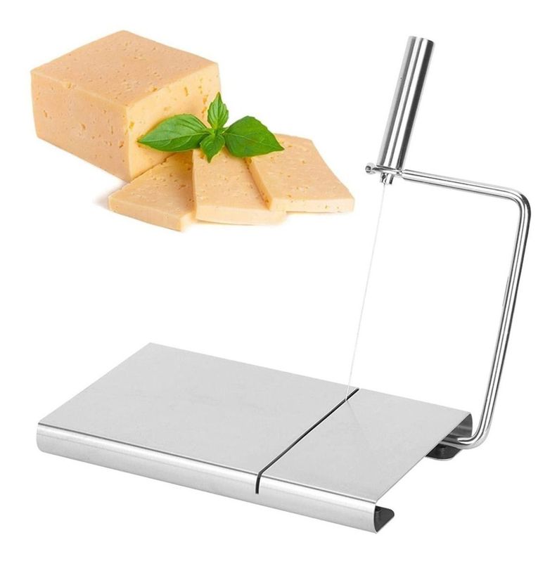 Tabla Cortador De Queso Multifuncional Acero Mantequilla - Norplat-5
