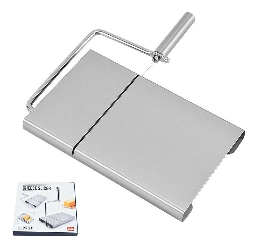 Tabla Cortador De Queso Multifuncional Acero Mantequilla - Norplat-6