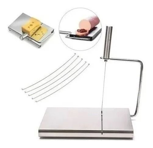 Tabla Cortador De Queso Multifuncional Acero Mantequilla - Norplat-8