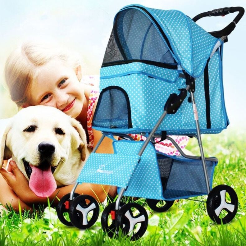 Coche Para Mascotas Perros Gato Carrito Aire Libre - Norplat-2