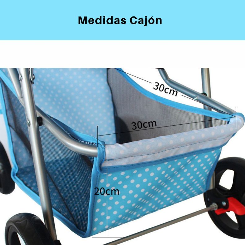 Coche Para Mascotas Perros Gato Carrito Aire Libre - Norplat-6