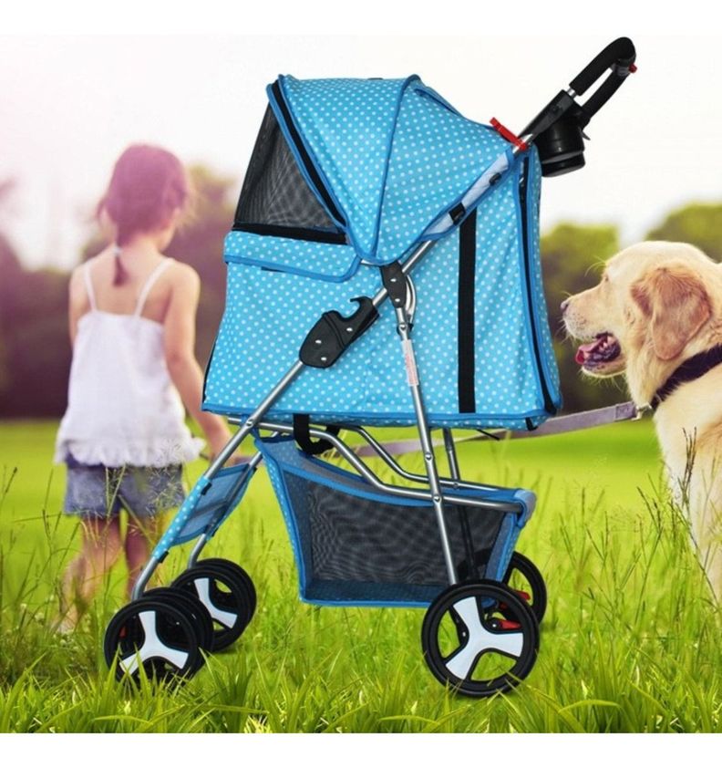 Coche Para Mascotas Perros Gato Carrito Aire Libre - Norplat-8