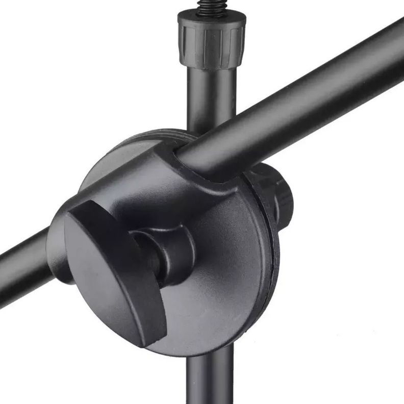 Soporte Pedestal De Micrófono Con Boom Metálico / Atril - Norplat-0