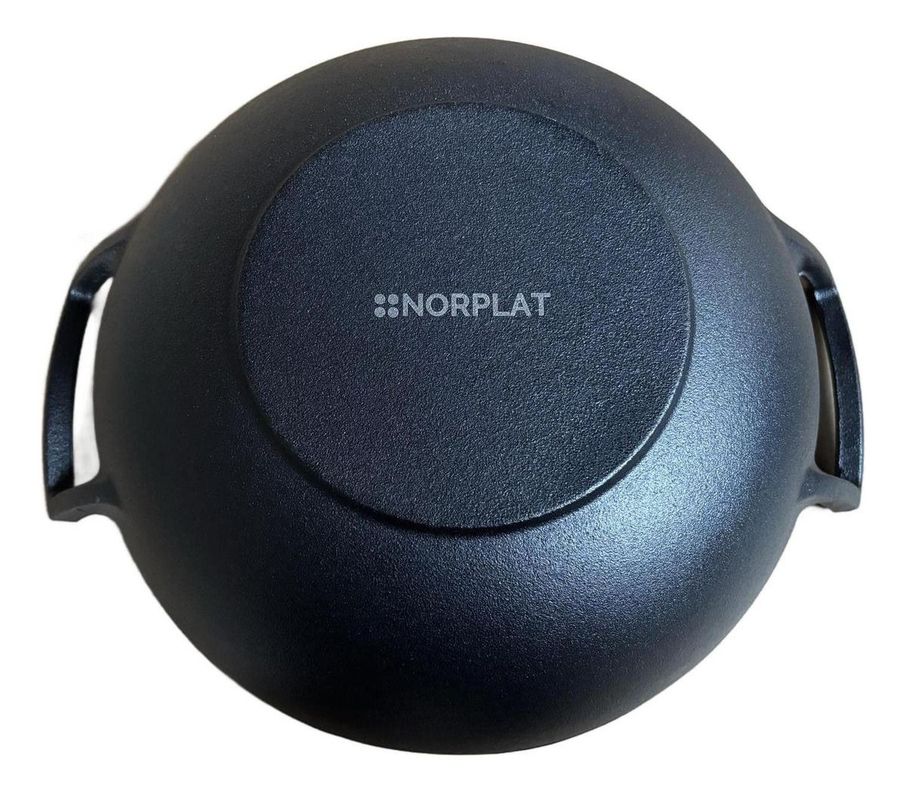 Wok De Hierro Fundido 32 X 9 Cm Redondo - Norplat-2